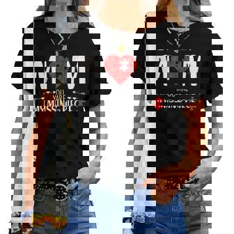 Mom You Are My Missing Piece Women T-shirt - Monsterry