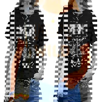 Mom Of The Wild One Birthday Girl Matching Family Party Women T-shirt | Seseable UK