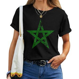 Morokko Flag Women's Children's Morocco T-shirt Frauen - Geschenkecke