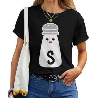 Mrs Salt Shaker Costume For For Fancy Dress Wife She T-shirt Frauen - Geschenkecke