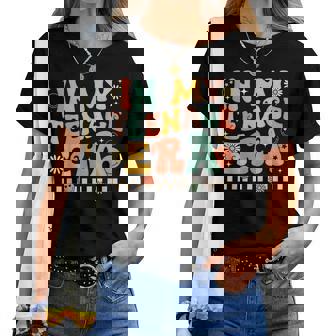 In My Nage Era Groovy Nager 13Th Birthday 13 Years Women T-shirt | Seseable CA