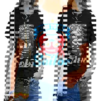 Né Pour Être Un Cadeau D'humour Drôle De Bateau Àoile T-shirt femme - Cadeauxyz