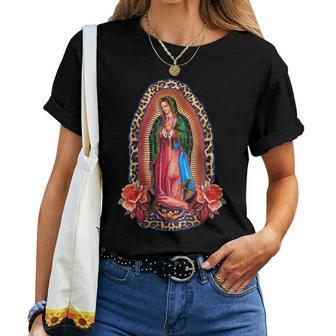 Notre Dame De Guadalupe -Ierge Marie Catholique Mexicaine T-shirt femme - Cadeauxyz