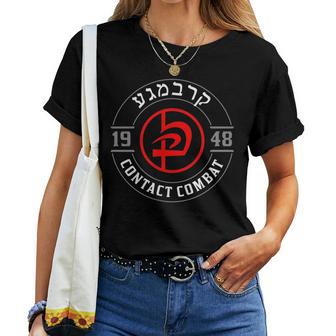 Old School Krav Maga Hebrew Symbol Logo For And Women T-shirt Frauen - Geschenkecke