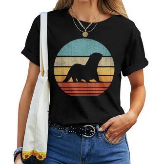 Otterintage 60S 70S Retro Zoo Animal Lover Women T-shirt Frauen - Geschenkecke