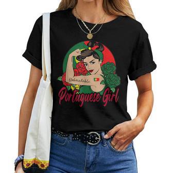 Portuguese Flag For Portuguese Girls T-shirt Frauen - Geschenkecke