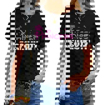 Princess Security Halloween Costume Cute Princess Girls Women T-shirt | Mazezy