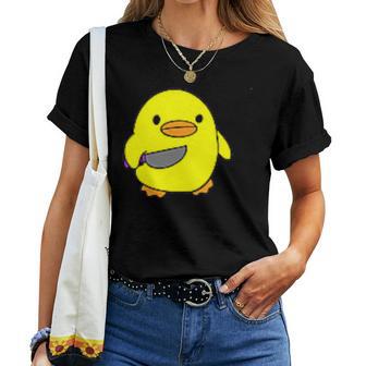 Psycho Duck Killer Duck Crazy Duck T-shirt Frauen - Geschenkecke