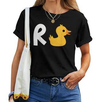 Rente Duck Pension Pension Pensioner Women's T-shirt Frauen - Geschenkecke