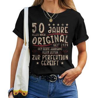 Retro 50 Jahre Jahrgang 1974 Limited Edition 50Th Man Woman T-shirt Frauen - Seseable