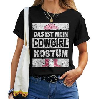 Retro Das Ist Mein Cowboy Kostum Children Western T-shirt Frauen - Geschenkecke