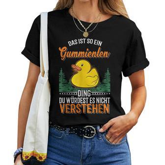 Rubber Duck Ding Rubber Duck T-shirt Frauen - Geschenkecke