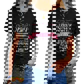 Security Little Sister Protection Squad Boy Brother Women T-shirt - Thegiftio UK