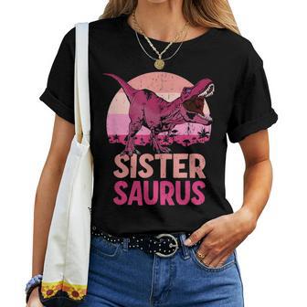 Sister Saurus Sister Saurus Dinosaur Family T-shirt Frauen - Geschenkecke