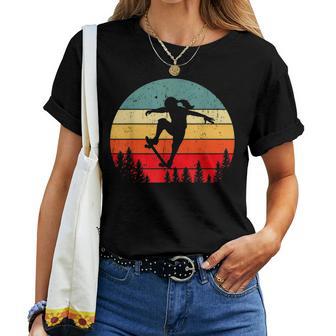 Skater Girl Skateboard Stunt Girls T-shirt Frauen - Geschenkecke