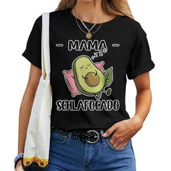 Sleep Avocado Pyjamas Mama Schlafocado T-shirt Frauen - Geschenkecke