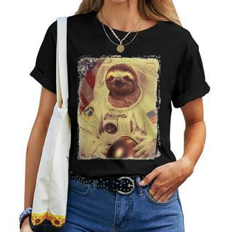 Sloth Astronaut & Women T-shirt Frauen - Geschenkecke