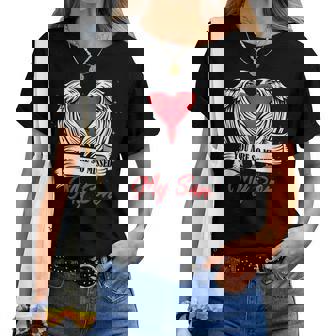 My Son You Are So Missed Mom Dad Missing Son Parent's Day Women T-shirt - Monsterry