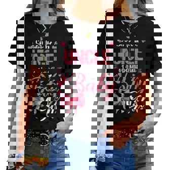 Soon To Be A Uncle Of A Beautiful Baby Girl Gender Reveal Women T-shirt - Monsterry