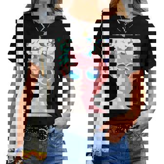 Super Chic Casual Summer Top Girl With Flower Crown Women T-shirt - Monsterry