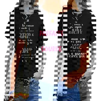 Surdité Humour Sourde Pas Parfaite Mais Je Suis Sourde T-shirt femme - Cadeauxyz