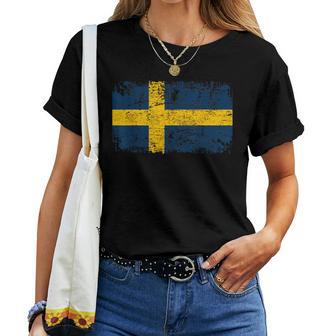 Sweden Flag Women's Children's Sweden T-shirt Frauen - Geschenkecke