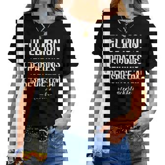 Teacher Full Moon Response Team Light Women T-shirt - Monsterry
