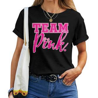 Team Pink Gender Reveal Team For Girls T-shirt Frauen - Geschenkecke