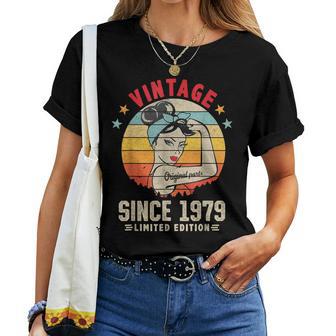 Vintage 1979 45Th Bday 45 Year Old Birthday Women Women T-shirt - Thegiftio UK