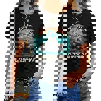 Vintage Queen Of The Tetons Grizzly 399 National Park Bears Women T-shirt - Thegiftio