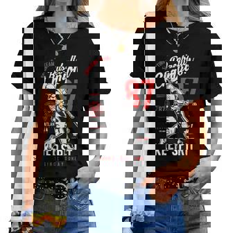 Vintage Retro College Baseball Custom Fan Women T-shirt - Monsterry