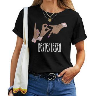 Women's 187 Hand Sign Best Life S T-shirt Frauen - Geschenkecke