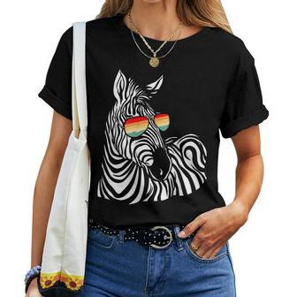 Zebra Horse Africa Animal Safari Boy Wild T-shirt Frauen - Geschenkecke