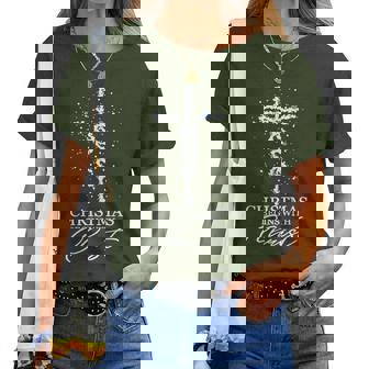 Christmas Begin With Christ Jesus Christian Jesus Xmas Women T-shirt - Thegiftio