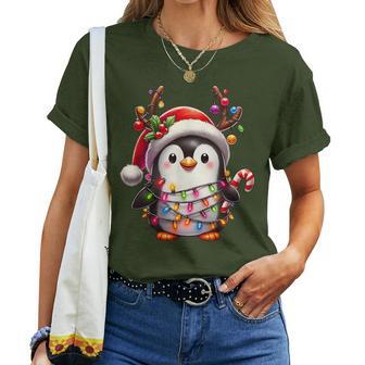 Christmas Children Cute Penguin Xmas T-shirt Frauen - Geschenkecke