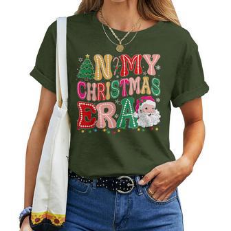 In My Christmas Era Cute Groovy Christmas Holiday Xmas Women T-shirt - Thegiftio UK