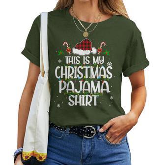 This Is My Christmas Pajama Xmas Pjs T Women T-shirt - Thegiftio UK