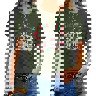 Christmas Nurse Medical Christmas Icu Nicu Rn Er Nurse Women T-shirt - Thegiftio