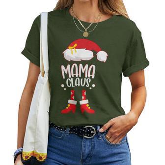 Mama Claus Santa Claus Christmas T-shirt Frauen - Geschenkecke