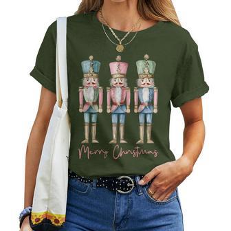 Merry Christmas Nutcracker Ballet Festive Xmas Women Women T-shirt - Thegiftio UK