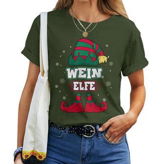 Wine Elf Partner Look Christmas T-shirt Frauen - Geschenkecke