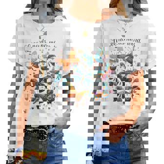 Autism Awareness Love Needs No Words Farfalla Bambini Papà Mamma Maglietta da donna - Novitaregali