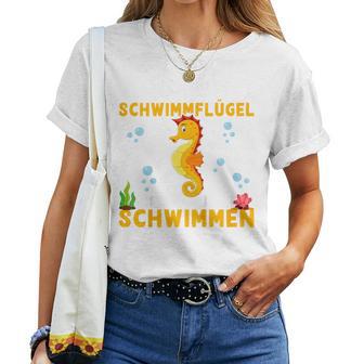 Children's Seahorse Bestanden Early Swimmer Badge 80 T-shirt Frauen - Geschenkecke