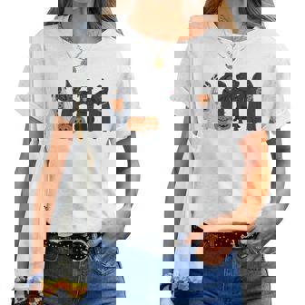 Cute Black Labrador Dog Halloween Pumpkin Labrador Dog Mom Women T-shirt - Thegiftio