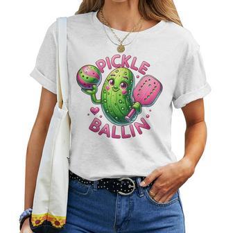 Pickleball Dink Player Or Men's Adult Pun Women T-shirt - Thegiftio UK