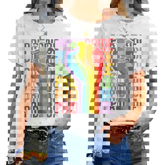 Gay Pride Rainbow Orgullosamente Orgulloso Fuerte Apoyo Igualdad Regalo Sin Mangas Camiseta de mujer - Regaloses