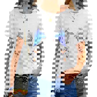 Grandpa's Girl I Used To Be His Angel Now He's Mine Perfect Women T-shirt - Monsterry