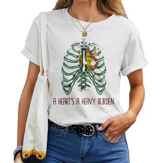 A Heart's A Heavy Burden Retro For Women Women T-shirt - Thegiftio UK