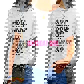 It's Me Hi I'm The Dad Of The Birthday Girl It's Me Party Women T-shirt - Thegiftio UK