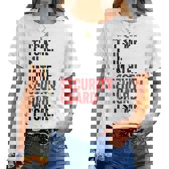 It's Me Hi I'm The Security Guard It's Me Retro Women Women T-shirt - Thegiftio UK
